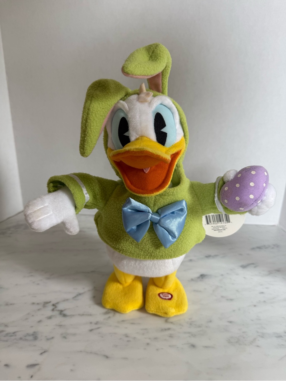 Disney/Hallmark Don’t Pull My Ears Donald Duck Plush Sings Dances Easter. Works!